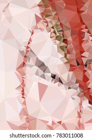 Vertical background low poly mosaic. Template design, list, front page, brochure layout, banner, idea, cover, print, flyer, book, blank, card, ad, sign, sheet. Copy space. Vector clip art.