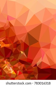 Vertical background low poly mosaic. Template design, list, front page, brochure layout, banner, idea, cover, print, flyer, book, blank, card, ad, sign, sheet. Copy space. Vector clip art.