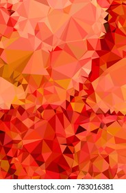 Vertical background low poly mosaic. Template design, list, front page, brochure layout, banner, idea, cover, print, flyer, book, blank, card, ad, sign, sheet. Copy space. Vector clip art.