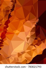 Vertical background low poly mosaic. Template design, list, front page, brochure layout, banner, idea, cover, print, flyer, book, blank, card, ad, sign, sheet. Copy space. Vector clip art.