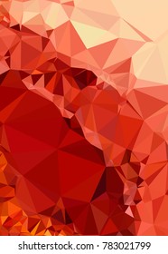 Vertical background low poly mosaic. Template design, list, front page, brochure layout, banner, idea, cover, print, flyer, book, blank, card, ad, sign, sheet. Copy space. Vector clip art.