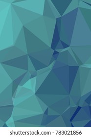 Vertical background low poly mosaic. Template design, list, front page, brochure layout, banner, idea, cover, print, flyer, book, blank, card, ad, sign, sheet. Copy space. Vector clip art.