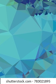 Vertical background low poly mosaic. Template design, list, front page, brochure layout, banner, idea, cover, print, flyer, book, blank, card, ad, sign, sheet. Copy space. Vector clip art.
