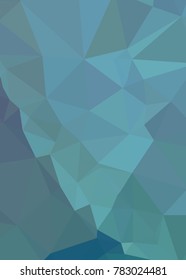 Vertical background low poly mosaic. Template design, list, front page, brochure layout, banner, idea, cover, print, flyer, book, blank, card, ad, sign, sheet. Copy space. Vector clip art.