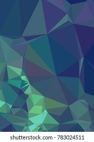 Vertical background low poly mosaic. Template design, list, front page, brochure layout, banner, idea, cover, print, flyer, book, blank, card, ad, sign, sheet. Copy space. Vector clip art.
