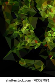 Vertical background low poly mosaic. Template design, list, front page, brochure layout, banner, idea, cover, print, flyer, book, blank, card, ad, sign, sheet. Copy space. Vector clip art.