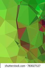 Vertical background low poly mosaic. Template design, list, front page, brochure layout, banner, idea, cover, print, flyer, book, blank, card, ad, sign, sheet. Copy space. Vector clip art.