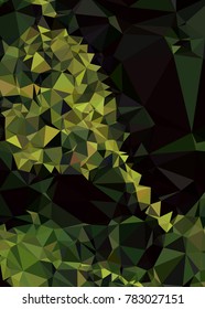 Vertical background low poly mosaic. Template design, list, front page, brochure layout, banner, idea, cover, print, flyer, book, blank, card, ad, sign, sheet. Copy space. Vector clip art.