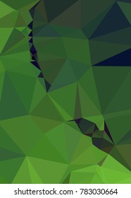 Vertical background low poly mosaic. Template design, list, front page, brochure layout, banner, idea, cover, print, flyer, book, blank, card, ad, sign, sheet. Copy space. Vector clip art.