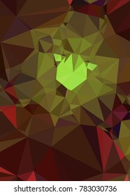 Vertical background low poly mosaic. Template design, list, front page, brochure layout, banner, idea, cover, print, flyer, book, blank, card, ad, sign, sheet. Copy space. Vector clip art.