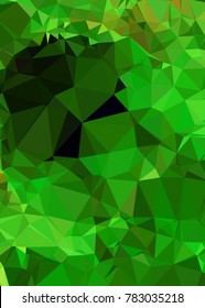 Vertical background low poly mosaic. Template design, list, front page, brochure layout, banner, idea, cover, print, flyer, book, blank, card, ad, sign, sheet. Copy space. Vector clip art.
