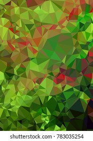 Vertical background low poly mosaic. Template design, list, front page, brochure layout, banner, idea, cover, print, flyer, book, blank, card, ad, sign, sheet. Copy space. Vector clip art.