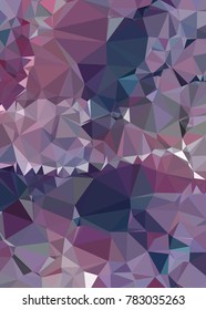 Vertical background low poly mosaic. Template design, list, front page, brochure layout, banner, idea, cover, print, flyer, book, blank, card, ad, sign, sheet. Copy space. Vector clip art.