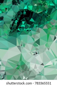Vertical background low poly mosaic. Template design, list, front page, brochure layout, banner, idea, cover, print, flyer, book, blank, card, ad, sign, sheet. Copy space. Vector clip art.