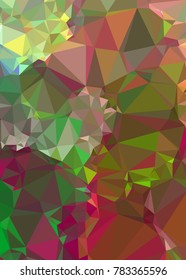 Vertical background low poly mosaic. Template design, list, front page, brochure layout, banner, idea, cover, print, flyer, book, blank, card, ad, sign, sheet. Copy space. Vector clip art.