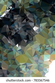 Vertical background low poly mosaic. Template design, list, front page, brochure layout, banner, idea, cover, print, flyer, book, blank, card, ad, sign, sheet. Copy space. Vector clip art.