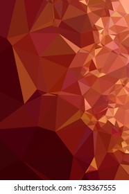 Vertical background low poly mosaic. Template design, list, front page, brochure layout, banner, idea, cover, print, flyer, book, blank, card, ad, sign, sheet. Copy space. Vector clip art.