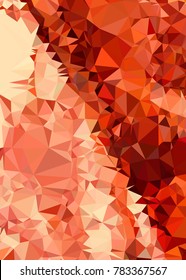 Vertical background low poly mosaic. Template design, list, front page, brochure layout, banner, idea, cover, print, flyer, book, blank, card, ad, sign, sheet. Copy space. Vector clip art.