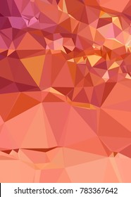 Vertical background low poly mosaic. Template design, list, front page, brochure layout, banner, idea, cover, print, flyer, book, blank, card, ad, sign, sheet. Copy space. Vector clip art.