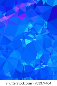 Vertical background low poly mosaic. Template design, list, front page, brochure layout, banner, idea, cover, print, flyer, book, blank, card, ad, sign, sheet. Copy space. Vector clip art.