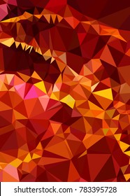Vertical background low poly mosaic. Template design, list, front page, brochure layout, banner, idea, cover, print, flyer, book, blank, card, ad, sign, sheet. Copy space. Vector clip art.