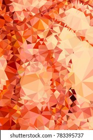Vertical background low poly mosaic. Template design, list, front page, brochure layout, banner, idea, cover, print, flyer, book, blank, card, ad, sign, sheet. Copy space. Vector clip art.