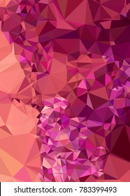 Vertical background low poly mosaic. Template design, list, front page, brochure layout, banner, idea, cover, print, flyer, book, blank, card, ad, sign, sheet. Copy space. Vector clip art.