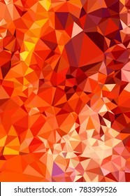 Vertical background low poly mosaic. Template design, list, front page, brochure layout, banner, idea, cover, print, flyer, book, blank, card, ad, sign, sheet. Copy space. Vector clip art.