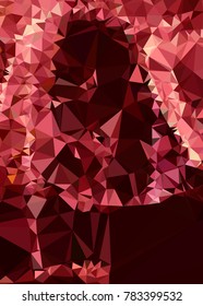 Vertical background low poly mosaic. Template design, list, front page, brochure layout, banner, idea, cover, print, flyer, book, blank, card, ad, sign, sheet. Copy space. Vector clip art.