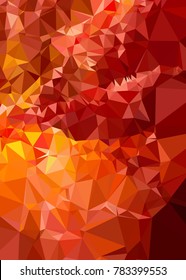 Vertical background low poly mosaic. Template design, list, front page, brochure layout, banner, idea, cover, print, flyer, book, blank, card, ad, sign, sheet. Copy space. Vector clip art.