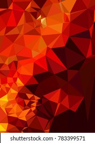 Vertical background low poly mosaic. Template design, list, front page, brochure layout, banner, idea, cover, print, flyer, book, blank, card, ad, sign, sheet. Copy space. Vector clip art.