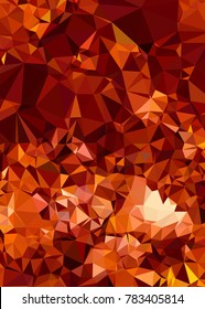 Vertical background low poly mosaic. Template design, list, front page, brochure layout, banner, idea, cover, print, flyer, book, blank, card, ad, sign, sheet. Copy space. Vector clip art.