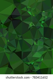 Vertical background low poly mosaic. Template design, list, front page, brochure layout, banner, idea, cover, print, flyer, book, blank, card, ad, sign, sheet. Copy space. Vector clip art.