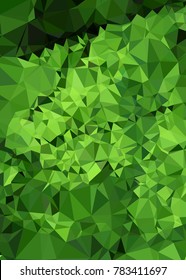 Vertical background low poly mosaic. Template design, list, front page, brochure layout, banner, idea, cover, print, flyer, book, blank, card, ad, sign, sheet. Copy space. Vector clip art.
