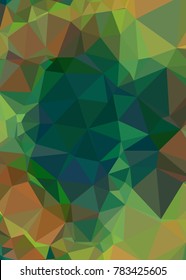 Vertical background low poly mosaic. Template design, list, front page, brochure layout, banner, idea, cover, print, flyer, book, blank, card, ad, sign, sheet. Copy space. Vector clip art.