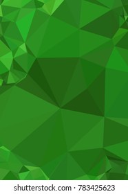 Vertical background low poly mosaic. Template design, list, front page, brochure layout, banner, idea, cover, print, flyer, book, blank, card, ad, sign, sheet. Copy space. Vector clip art.