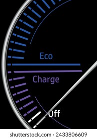 Vertical background poster with speedometer