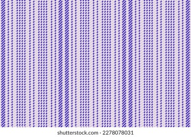 Vertical background textile. Fabric seamless texture. Vector pattern stripe lines in white and blue colors.