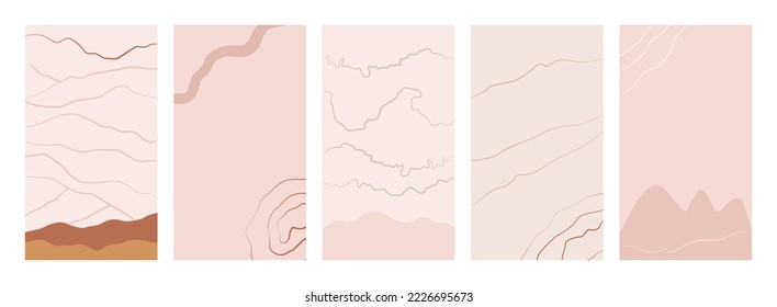 Antecedentes verticales para historias en Instagram y redes sociales. Papel de pantalla en estilo abstracto. Adecuado para papel tapiz o afiches telefónicos