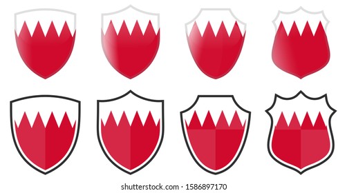 View Bahrain Flag Vector Pics