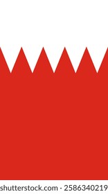Vertical Bahrain Flag Vector Images