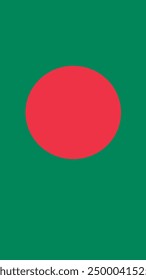 Vertical Bangladesh Flag, Flag of Bangladesh