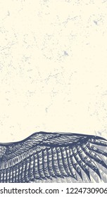 Vertical banner with abstract pattern. Chinese style.