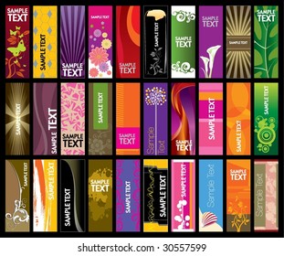 Vertical Banner Collection