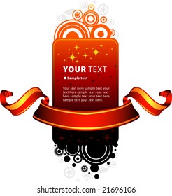 Vertical banner in dark grunge street style so you can add your own images 2