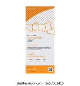 Vertical Banner Design Signboard Advertising Brochure Flyer Template Vector X-banner and Street Business Flag of Convenience, Layout Background