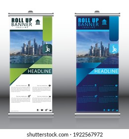 Vertical Banner Design Signboard Advertising Brochure Flyer Template Vector X-banner and Street Business Flag of Convenience, Layout Background, vector illustration