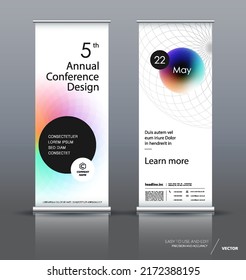 Vertical Banner Design Signboard Advertising Brochure Flyer Template Vector X-banner and Street Business Flag of Convenience, Layout Background