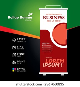 Vertical Banner Design Signboard Advertising Brochure Flyer Template Vector X-banner and Street Business Flag of Convenience,Background  Layout  Roll Up Banner 

