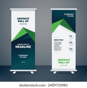 Vertical Banner Design Signboard Advertising Brochure Flyer Template Vector